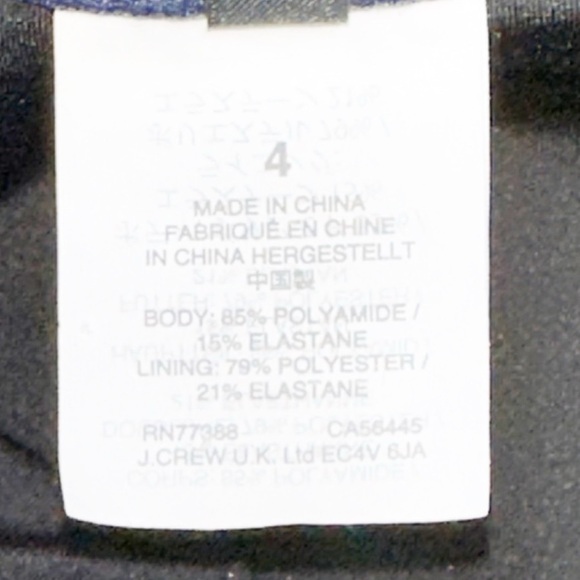 J. Crew Navy One Piece Halter Swimsuit Size 4 - Picture 3 of 12